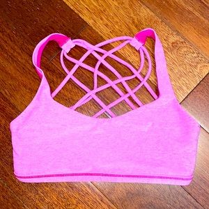brand new Lululemon light pink sports bra